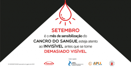 Takeda assinala mês de sensibilização dos cancros do sangue com campanha “Invisível até ser demasiado visível”